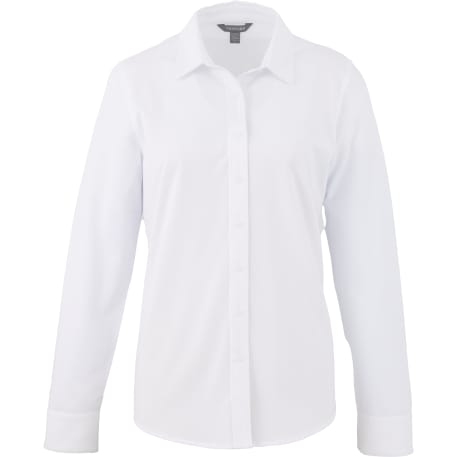 TATRA Eco Long Sleeve Knit Button Up Shirt-Women's - Image 2