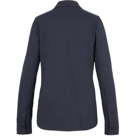 TATRA Eco Long Sleeve Knit Button Up Shirt-Women's - Image 11