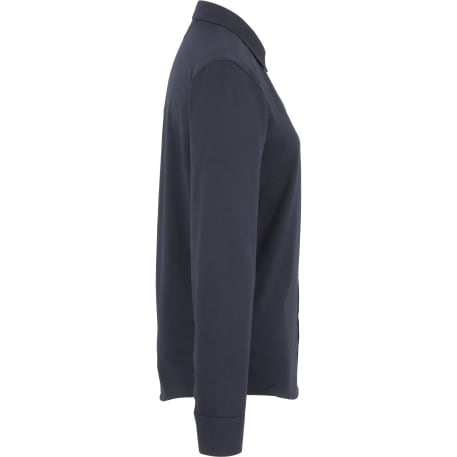 TATRA Eco Long Sleeve Knit Button Up Shirt-Women's - Image 17