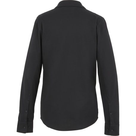 TATRA Eco Long Sleeve Knit Button Up Shirt-Women's - Image 19