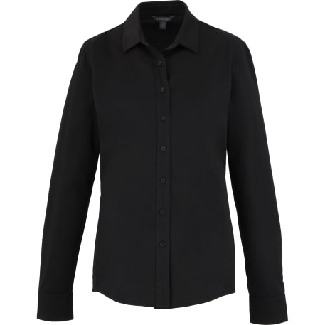 TATRA Eco Long Sleeve Knit Button Up Shirt-Women's - Image 20