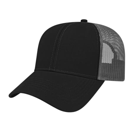Cap America Two-Tone Trucker Mesh Back Cap - Image 2