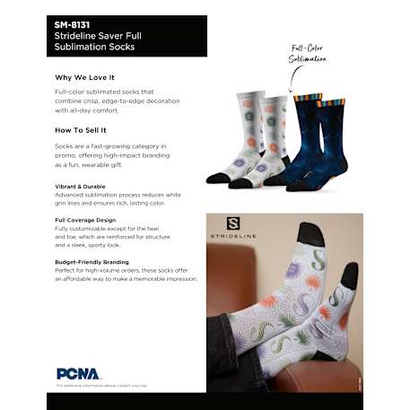 Strideline Saver Full Sublimation Socks - Image 3