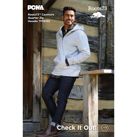 Roots73 CANMORE Eco Quarter Zip Hoody - Unisex - Image 5