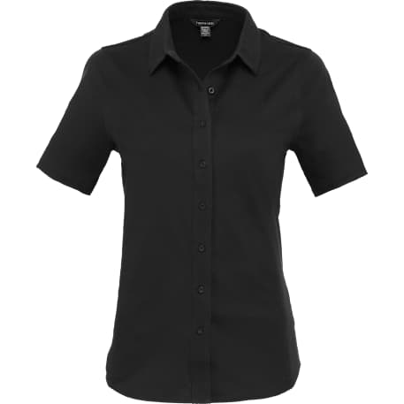 TATRA Eco Short Knit Button Up Sleeve Shirt - Women's - Image 14