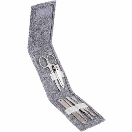 THE GOODS™ Recycled Felt 6-Piece Manicure Set - Image 4