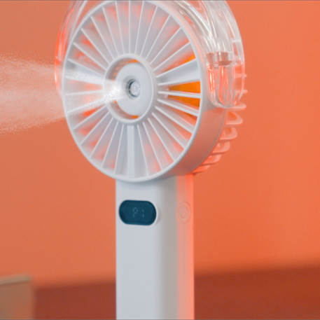 Rechargeable Portable LED Fan with Water Mist - Image 17