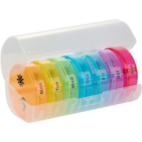 7 Day Recycled Travel Pill Organizer - Image 14