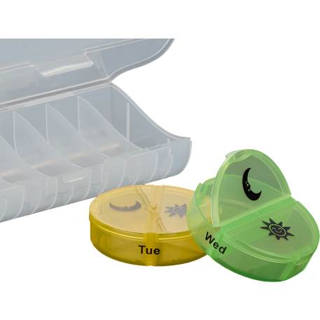 7 Day Recycled Travel Pill Organizer - Image 17
