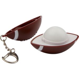 Football SPF15 Lip Moisturizer Keychain
